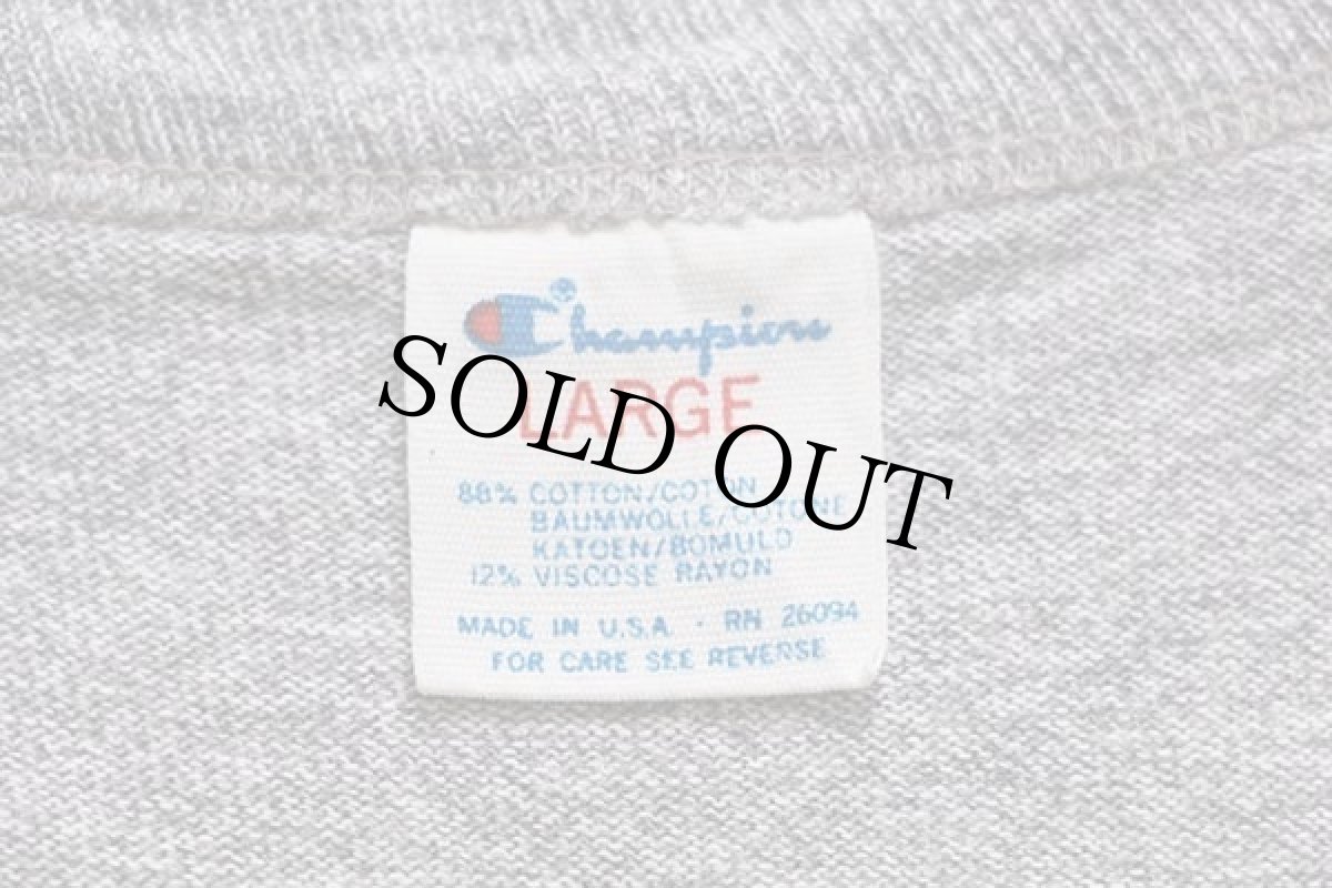 画像5: 80s USA製 Championチャンピオン OKLAHOMA SOONERS 88/12 Tシャツ 杢グレー L (5)