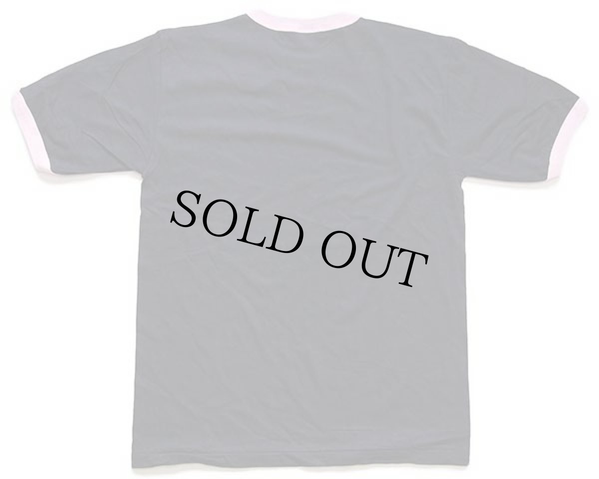 画像3: デッドストック★90s USA製 United Sports 無地 コットン リンガーTシャツ 黒×ピンク L★黒ピン (3)