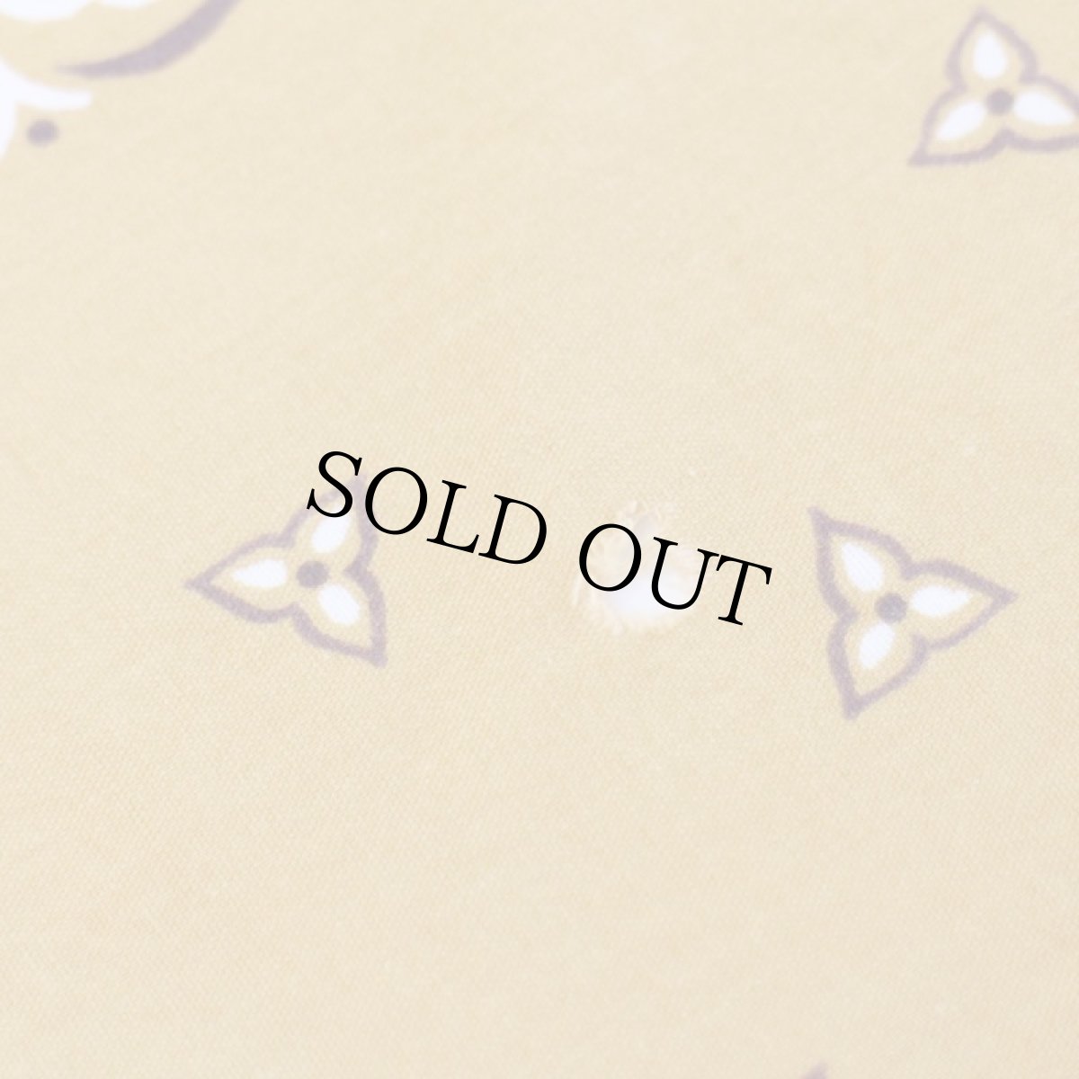 画像6: 60s WASHFAST COLORS RN14193 クローバー柄 コットン バンダナ 黄土色★106 (6)