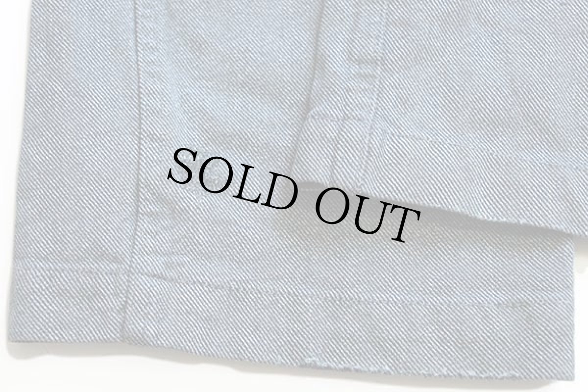 画像9: 80s スイス軍 デニムパンツ グリーングレー w36 (9)