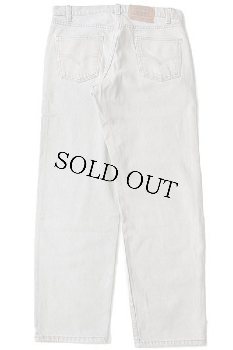 画像3: 90s USA製 Levi'sリーバイス 550 先染め カラーデニムパンツ ツートン グリーングレー w34 L30 (3)