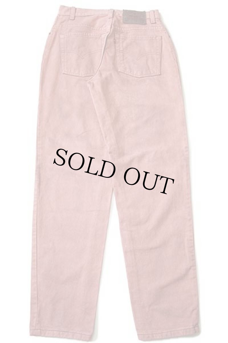 画像3: 90s USA製 Levi'sリーバイス 550 カラーデニムパンツ 後染め ピンク 10 REG.M (3)