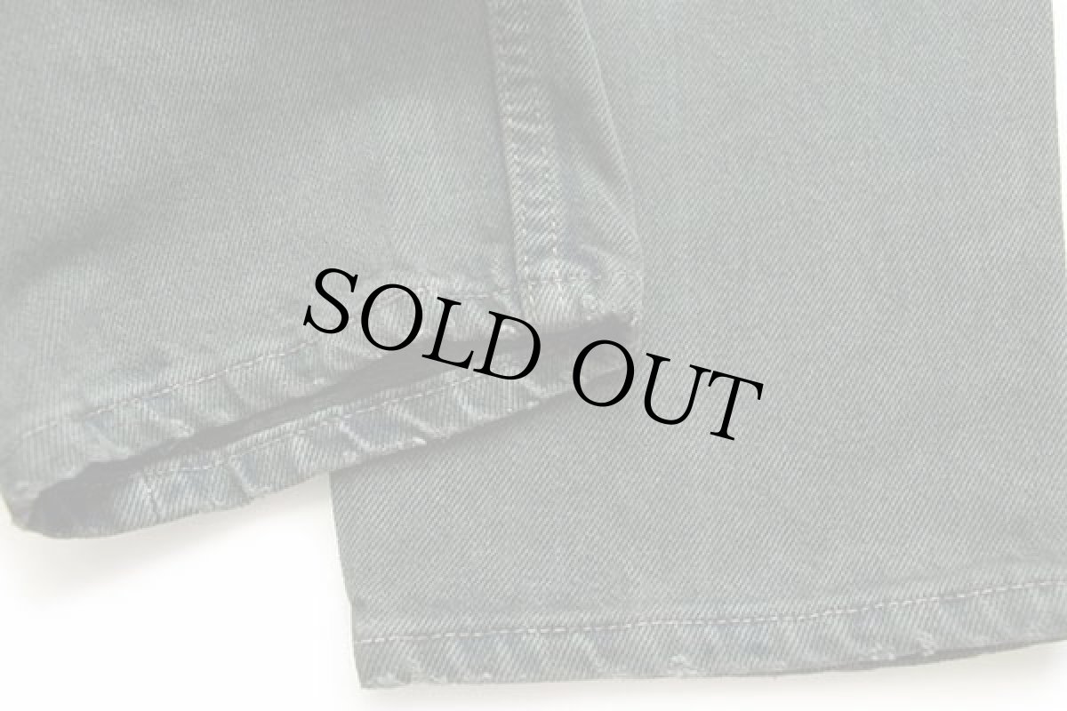 画像8: 90s USA製 Levi'sリーバイス 550 カラーデニムパンツ 後染め 深緑 w31 L30 (8)