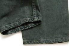 画像8: 90s USA製 Levi'sリーバイス 550 カラーデニムパンツ 後染め 深緑 w31 L30 (8)