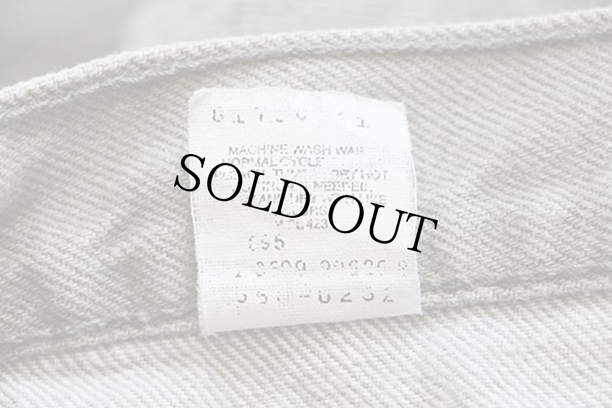 画像7: 90s USA製 Levi'sリーバイス 550 先染め カラーデニムパンツ グリーングレー w33 L34★D (7)