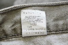 画像7: 90s USA製 Levi'sリーバイス 550 先染め カラーデニムパンツ グリーングレー w33 L34★D (7)