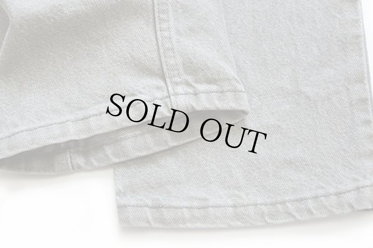 画像8: 90s USA製 Levi'sリーバイス 550 先染め カラーデニムパンツ グリーングレー w33 L34★D (8)