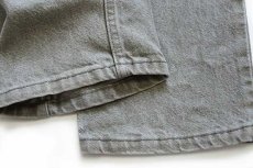 画像8: 90s USA製 Levi'sリーバイス 550 先染め カラーデニムパンツ グリーングレー w33 L34★D (8)