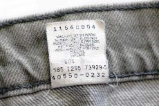 画像7: 90s USA製 Levi'sリーバイス 550 先染め カラーデニムパンツ グリーングレー w32 (7)