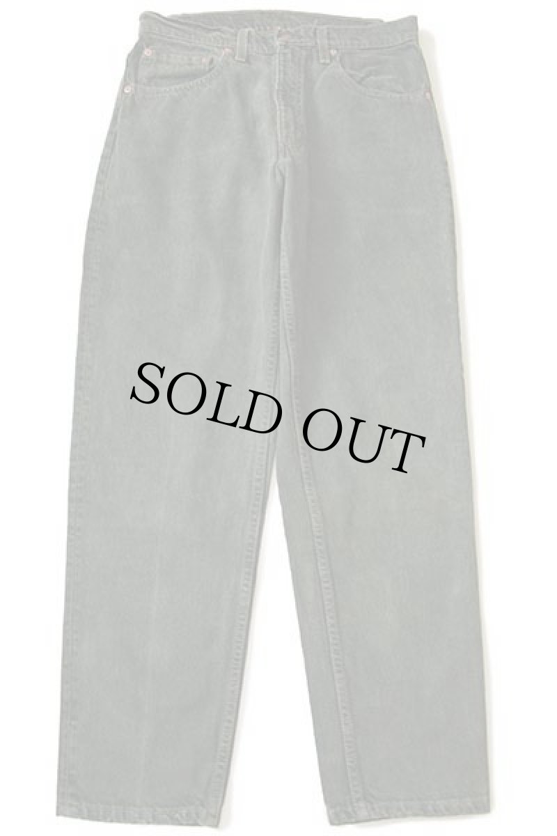 画像2: 90s USA製 Levi'sリーバイス 550 カラーデニムパンツ 後染め 深緑 w31 L30 (2)