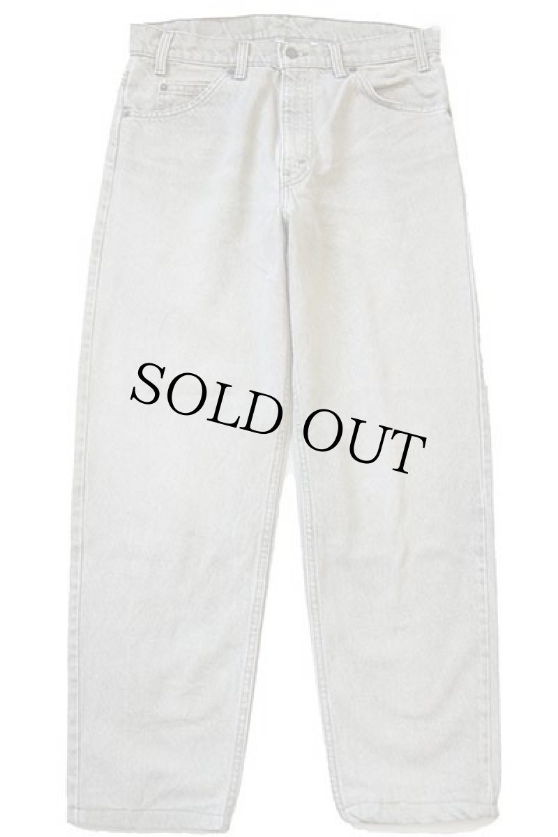 画像2: 90s USA製 Levi'sリーバイス 550 先染め カラーデニムパンツ グリーングレー w32 (2)