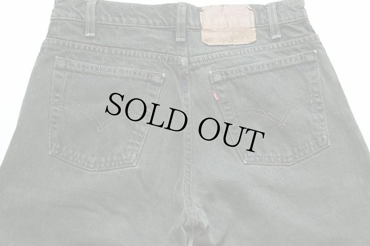 画像5: 90s USA製 Levi'sリーバイス 550 カラーデニムパンツ 後染め 深緑 w31 L30 (5)