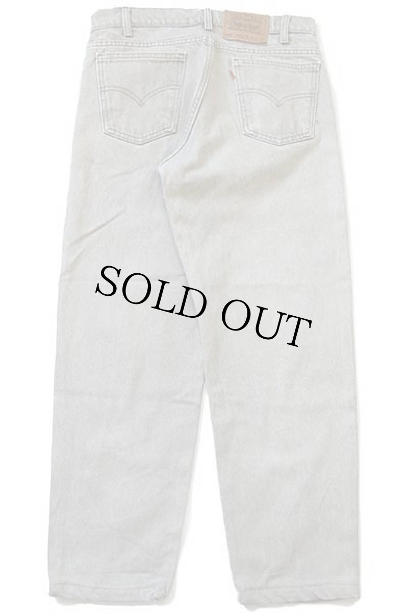 画像3: 90s USA製 Levi'sリーバイス 550 先染め カラーデニムパンツ グリーングレー w32 (3)