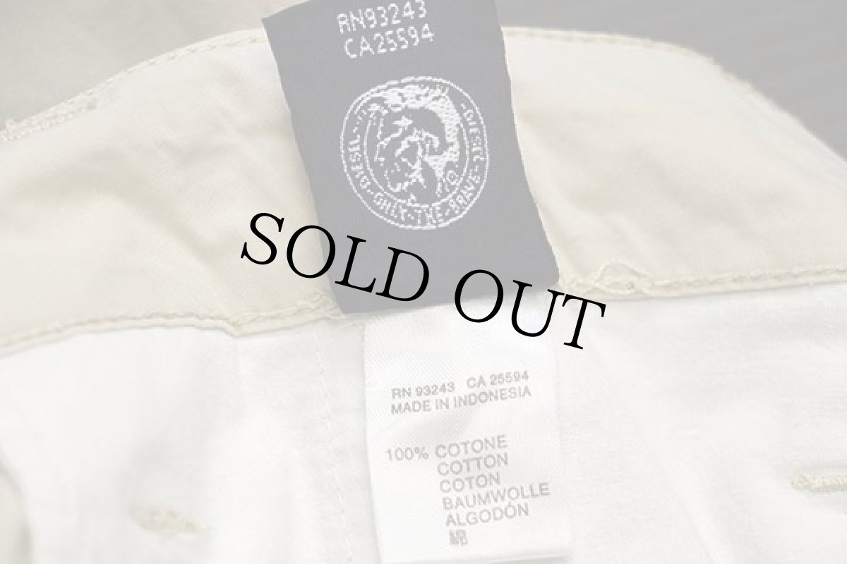 画像5: DIESELディーゼル コットンポプリン カーゴ ショートパンツ ベージュ 34★ショーツ (5)