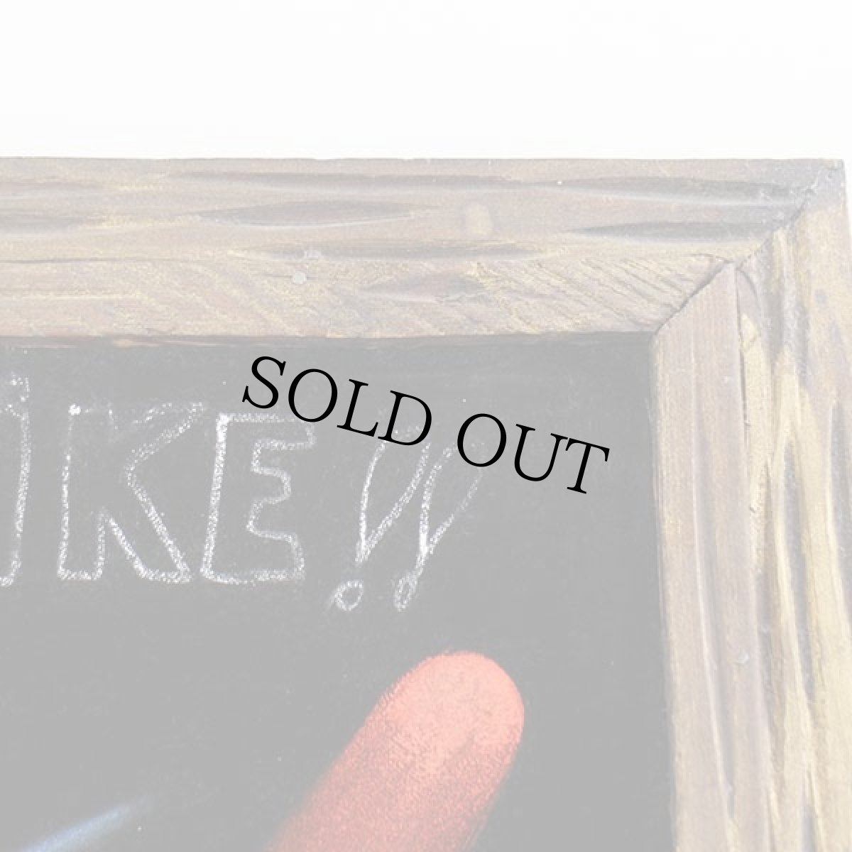 画像5: 70s スヌーピー STRIKE!! ベルベット ハンドペイント アート ウッドフレーム入り (5)