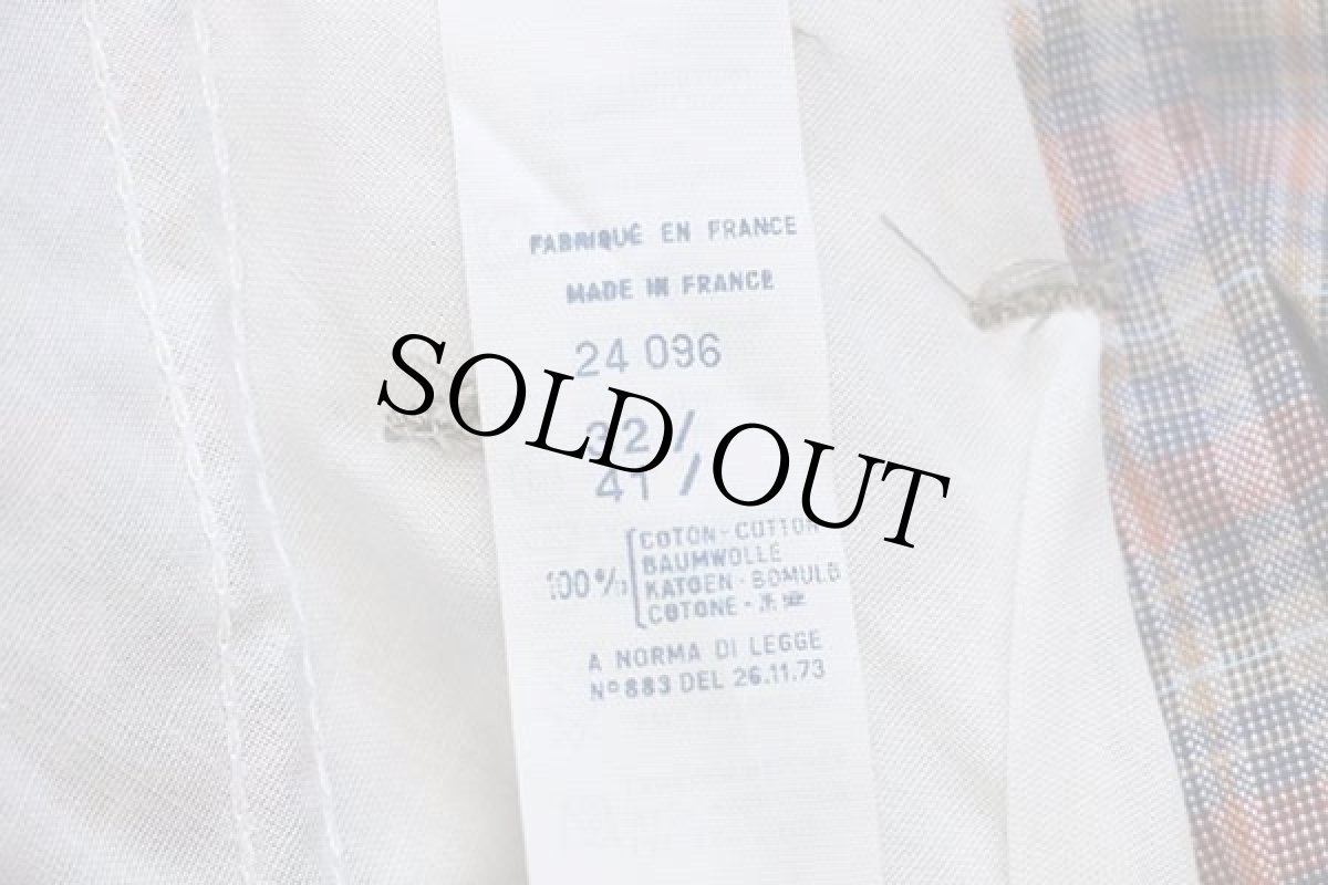 画像4: デッドストック★フランス製 new man ツータック チェック コットン ショートパンツ 32★ショーツ (4)