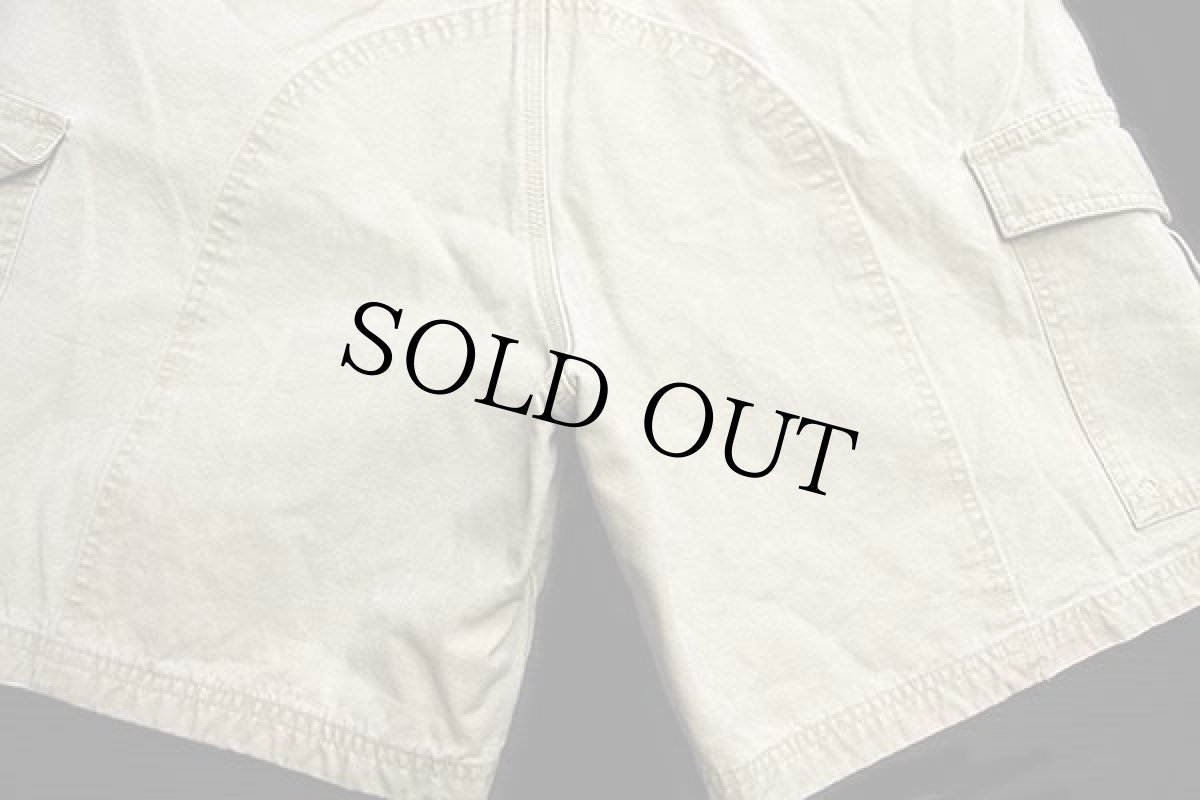 画像6: 00s トルコ製 Timberlandティンバーランド コットン カーゴ ショートパンツ グレーベージュ 38★ショーツ (6)