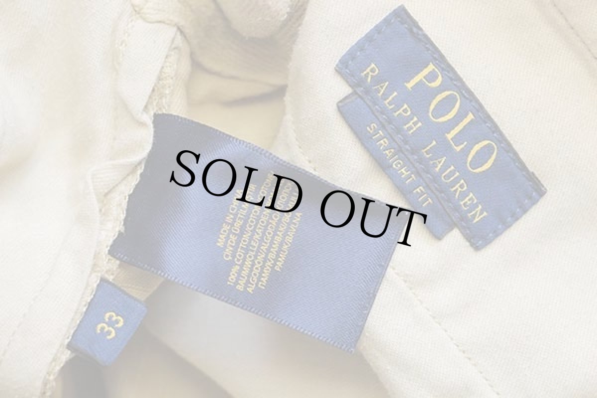 画像4: ポロ ラルフローレン ビンテージ加工 コットン チノ ショートパンツ カーキ 33★ショーツ (4)