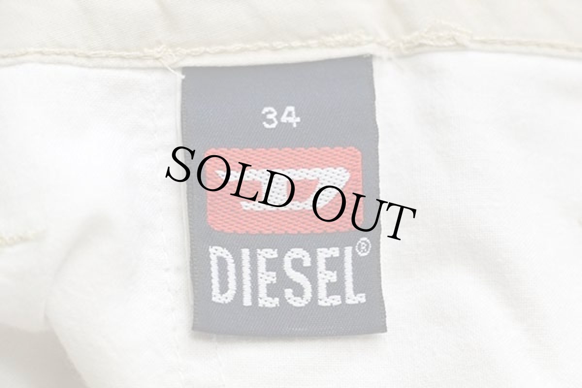 画像4: DIESELディーゼル コットンポプリン カーゴ ショートパンツ ベージュ 34★ショーツ (4)