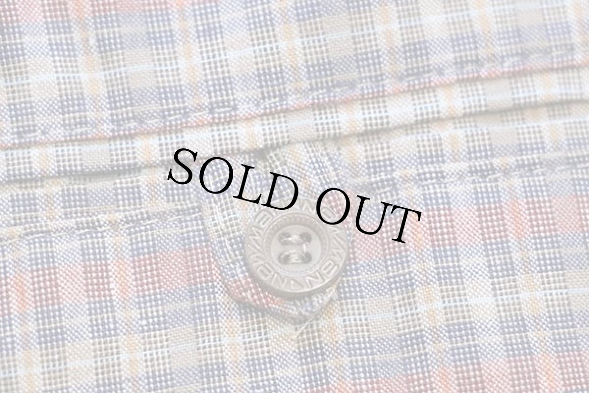 画像5: デッドストック★フランス製 new man ツータック チェック コットン ショートパンツ 32★ショーツ (5)