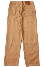 画像3: 00s USA製 Levi'sリーバイス 550 カラーデニムパンツ 後染め カーキ w32 L30 (3)