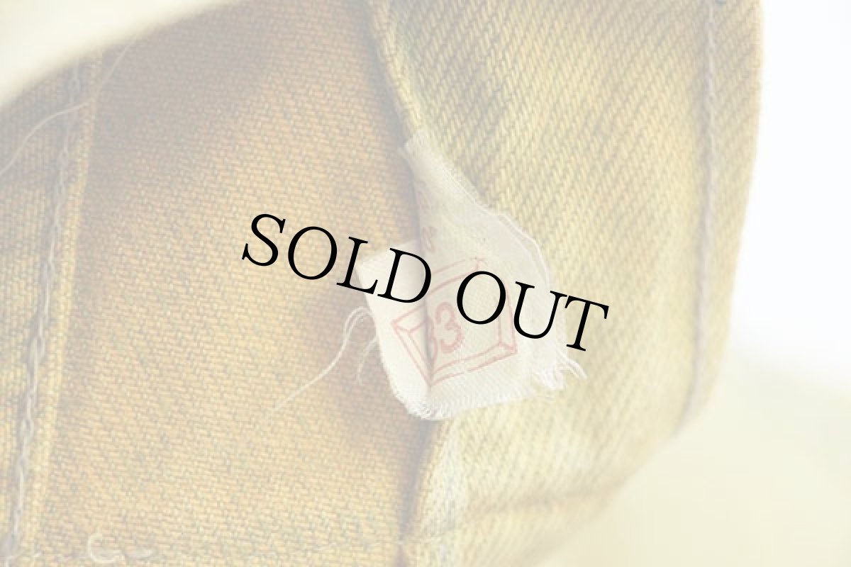 画像6: 90s KITOSH テーパード カラーデニムパンツ 後染め イエロー 33 (6)