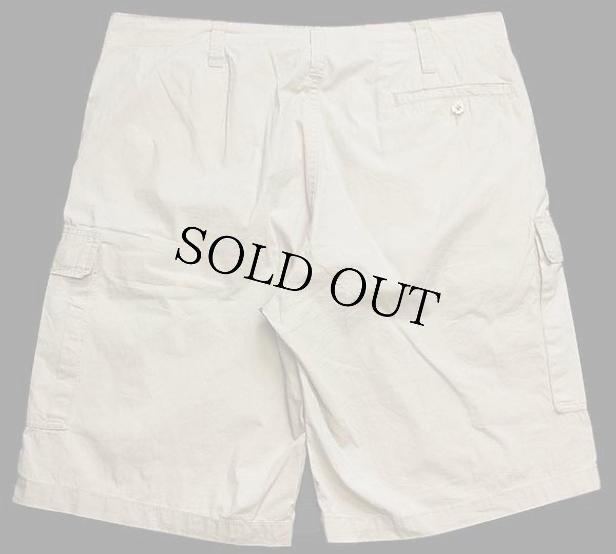 画像2: DIESELディーゼル コットンポプリン カーゴ ショートパンツ ベージュ 34★ショーツ (2)