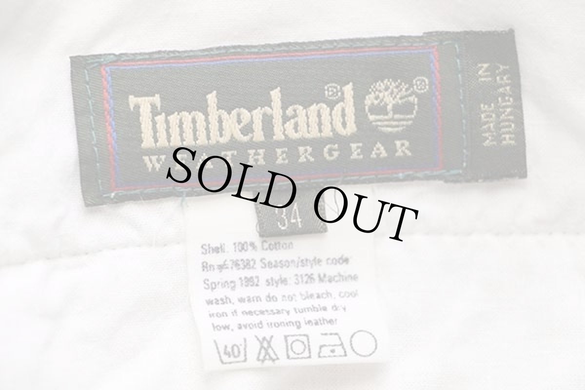 画像5: 90s ハンガリー製 Timberlandティンバーランド ツータック コットン ショートパンツ ライトベージュ 34★ショーツ (5)