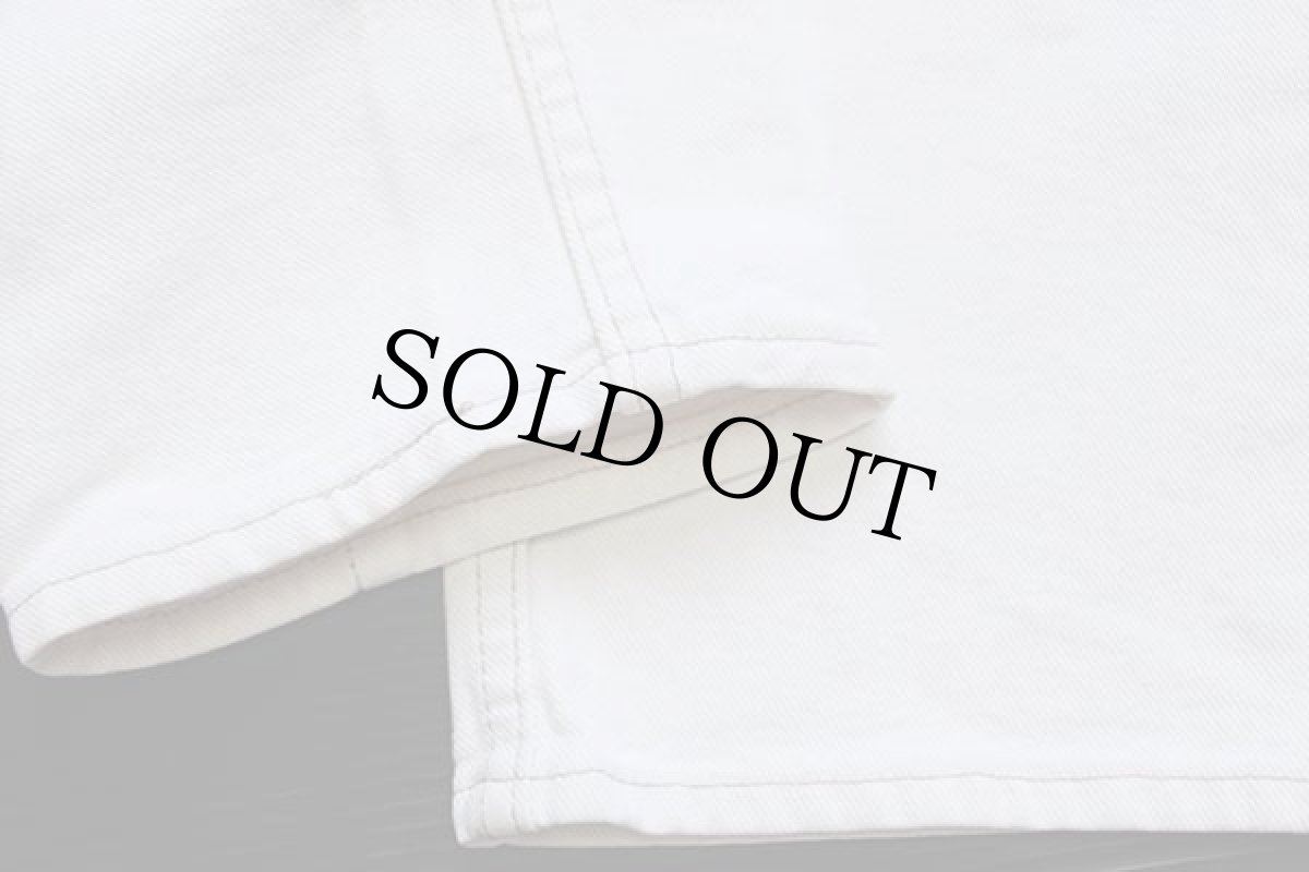 画像9: 90s USA製 Levi'sリーバイス 550 カラーデニムパンツ 生成り w36 L32 (9)