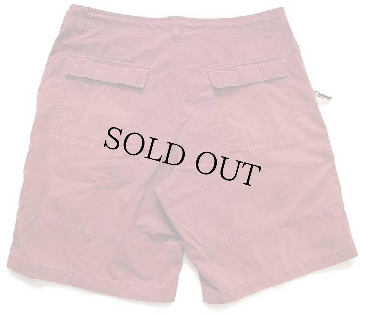 画像2: 00s GAPギャップ コットン×ナイロン ショートパンツ ワインレッド L★ショーツ (2)