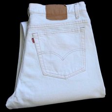 画像1: 90s USA製 Levi'sリーバイス 550 デニムパンツ アイスブルー w38★210 (1)