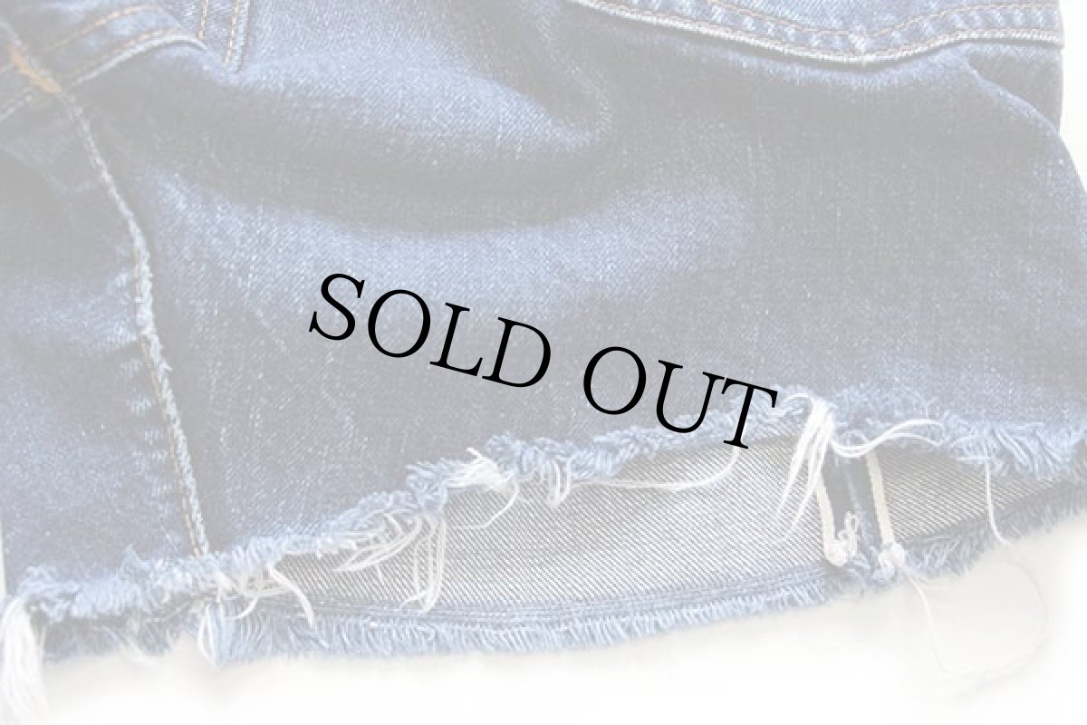 画像9: 70s USA製 Levi'sリーバイス 501 シングル 66前期 カットオフ デニム ショートパンツ w32★ショーツ (9)