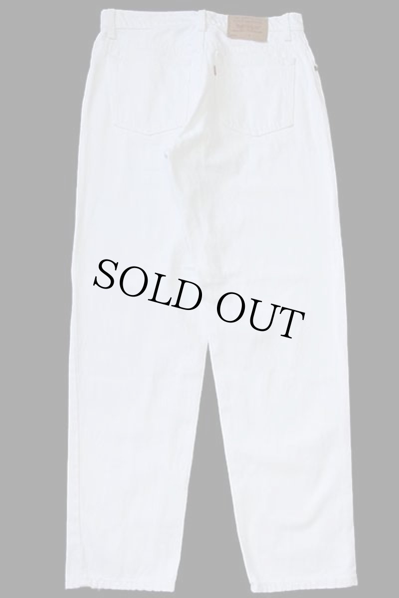 画像3: 90s カナダ製 Levi'sリーバイス 550 ホワイト デニムパンツ w31 (3)