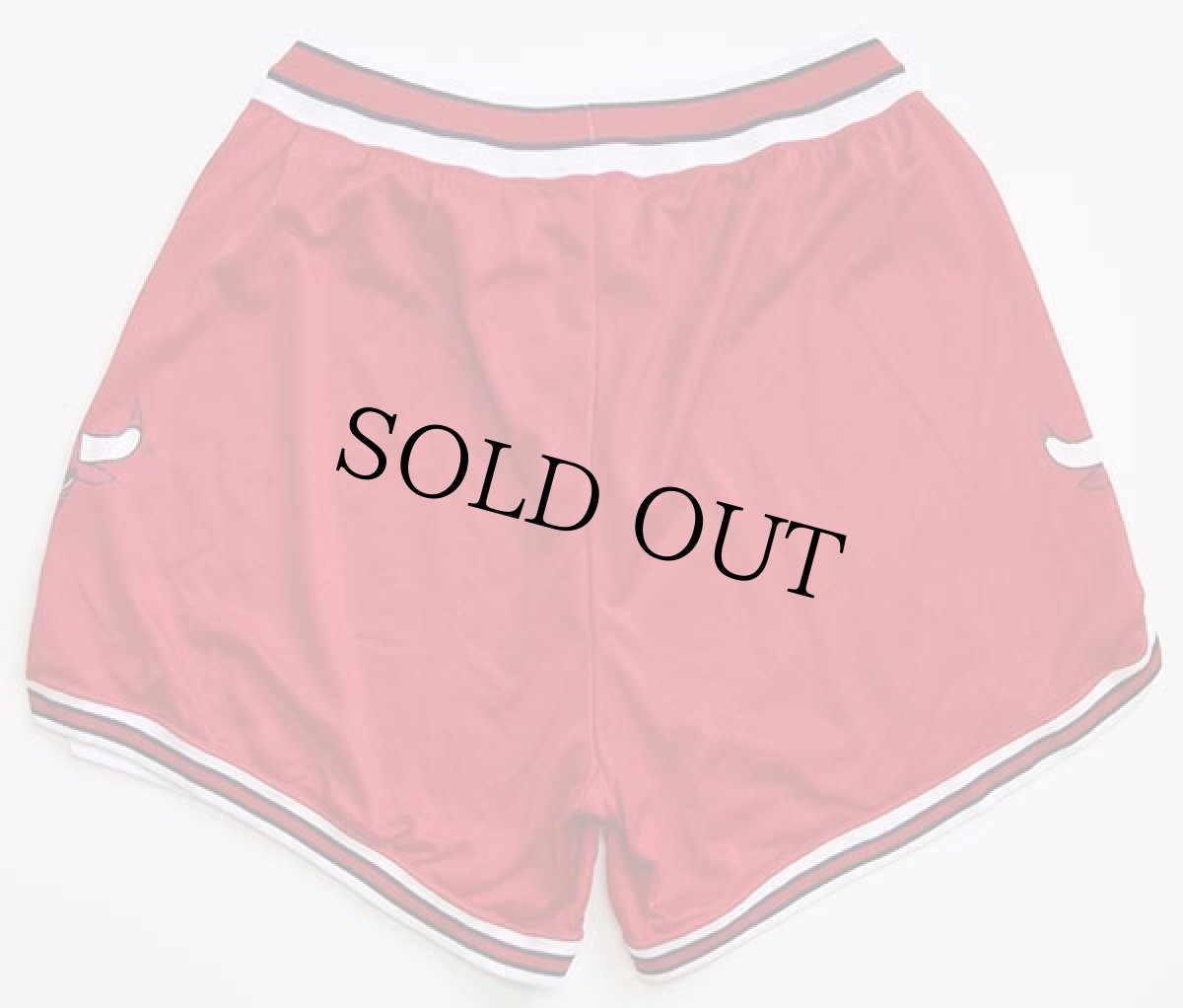 画像2: 80s USA製 Championチャンピオン NBA BULLS シカゴ ブルズ メッシュ ショートパンツ 赤 L★ショーツ (2)