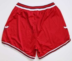 画像2: 80s USA製 Championチャンピオン NBA BULLS シカゴ ブルズ メッシュ ショートパンツ 赤 L★ショーツ (2)