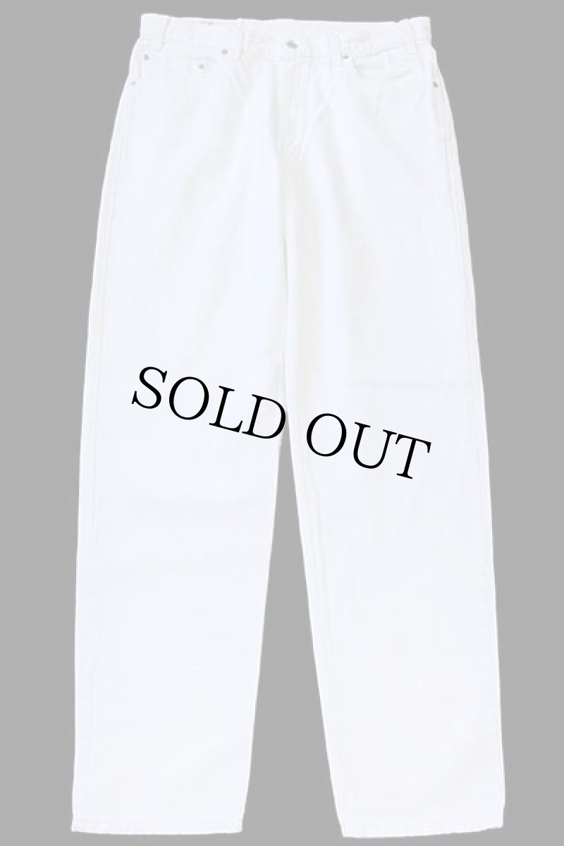 画像2: 00s USA製 Levi'sリーバイス 550 ホワイト デニムパンツ w36 L34 (2)