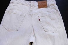 画像5: 00s USA製 Levi'sリーバイス 550 カツラギパンツ ライトベージュ w33 L34 (5)