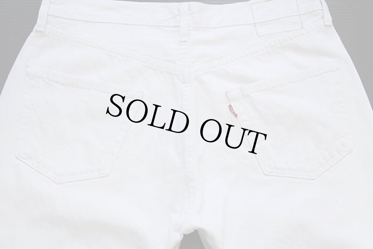 画像5: 00s ポーランド製 Levi'sリーバイス 501 ホワイト デニムパンツ w34★ユーロ (5)