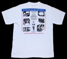 画像3: 90s The Buck Stops Here Harry S.Truman 大統領 両面プリント コットンTシャツ 白 L (3)