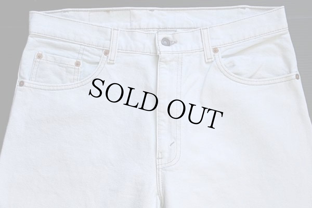 画像4: 90s USA製 Levi'sリーバイス 550 デニムパンツ アイスブルー w35★211 (4)