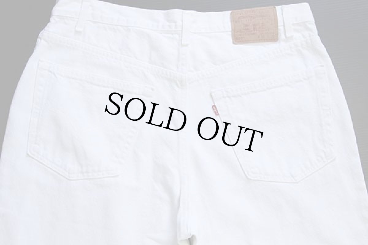画像5: 00s USA製 Levi'sリーバイス 550 ホワイト デニムパンツ w38 L30 (5)