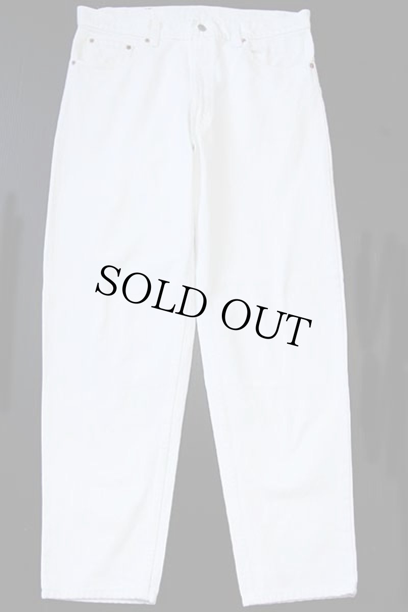 画像2: 90s USA製 Levi'sリーバイス 550 ホワイト デニムパンツ w36 L30 (2)