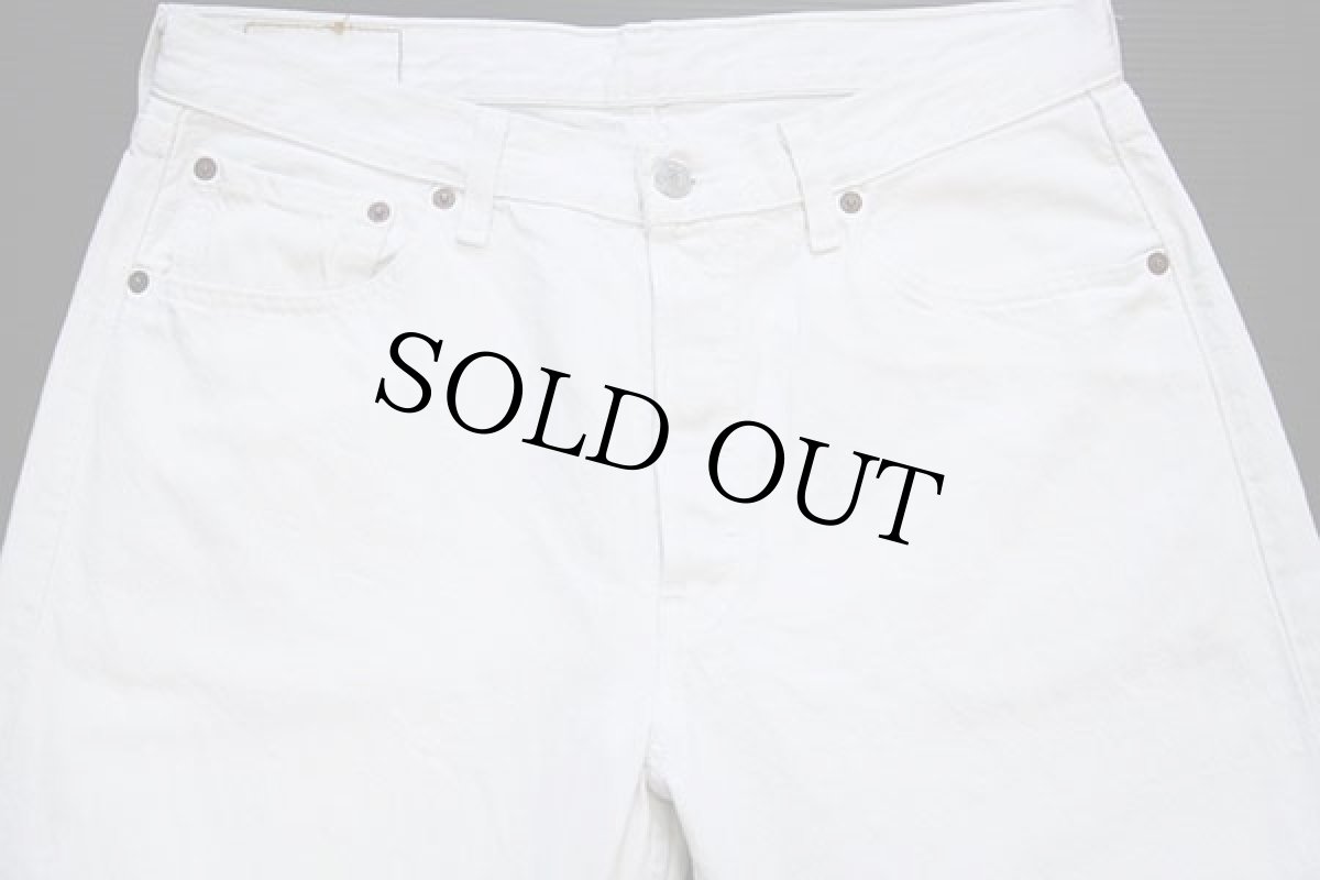 画像4: 00s ポーランド製 Levi'sリーバイス 501 ホワイト デニムパンツ w34★ユーロ (4)