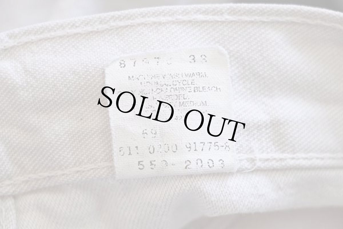 画像7: 00s USA製 Levi'sリーバイス 550 カツラギパンツ ライトベージュ w33 L34 (7)