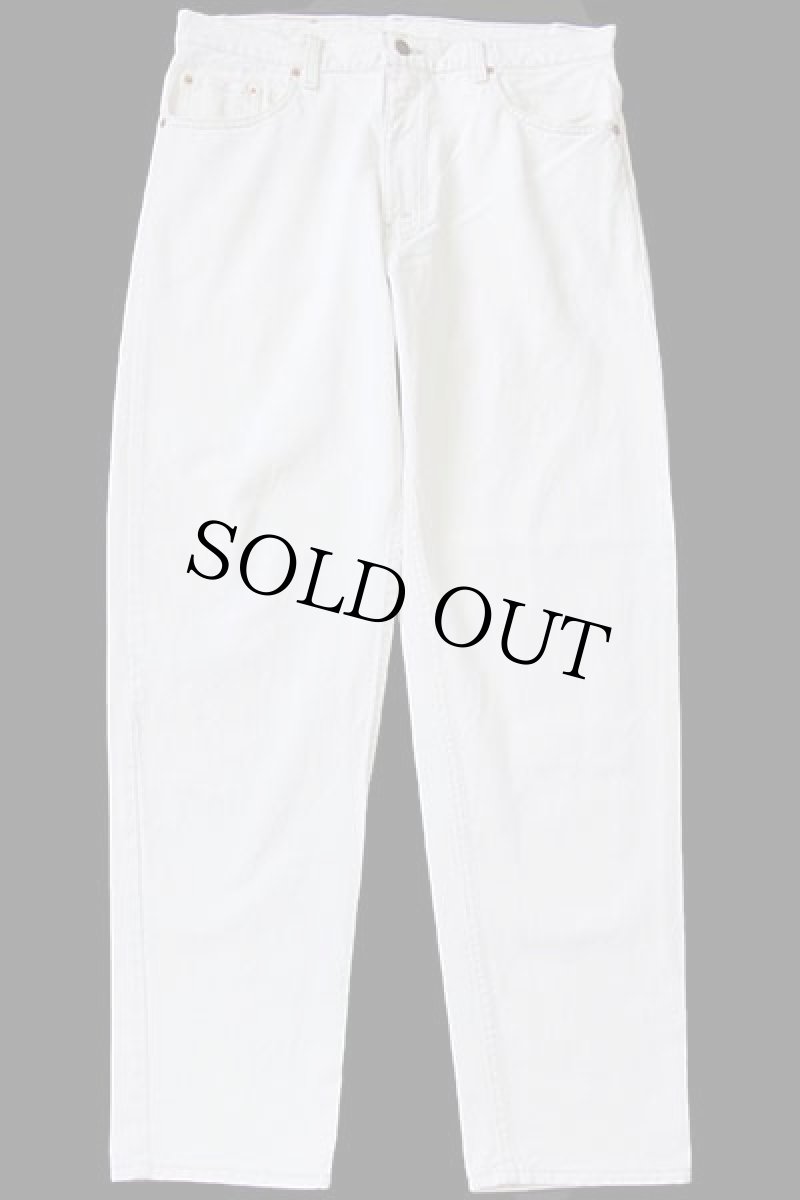 画像2: 90s USA製 Levi'sリーバイス 550 カラーデニムパンツ 生成り w36 L32 (2)