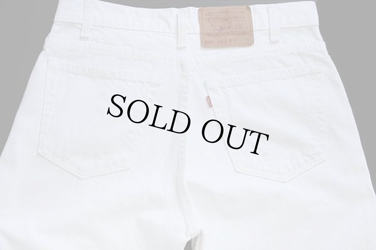 画像5: 90s USA製 Levi'sリーバイス 550 ホワイト デニムパンツ w33 L30 (5)