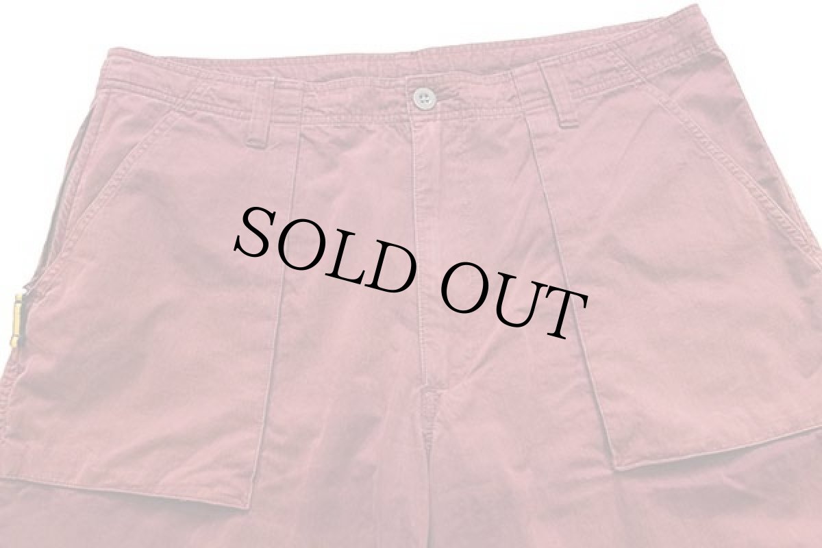 画像3: 00s GAPギャップ コットン×ナイロン ショートパンツ ワインレッド L★ショーツ (3)