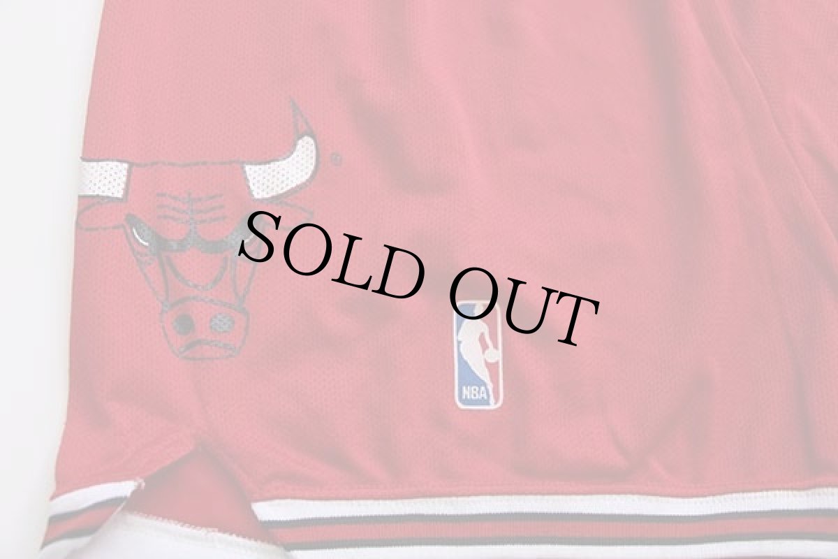 画像3: 80s USA製 Championチャンピオン NBA BULLS シカゴ ブルズ メッシュ ショートパンツ 赤 L★ショーツ (3)