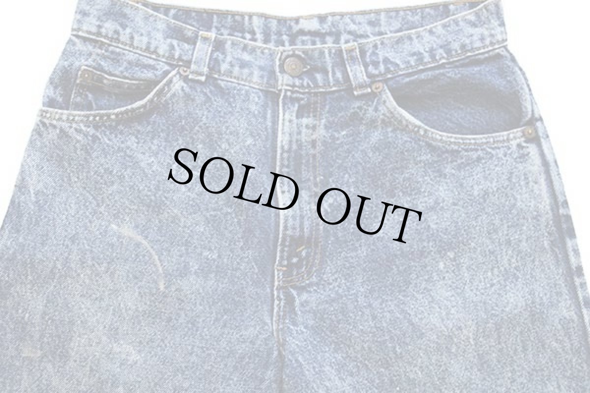 画像4: 80s USA製 Levi'sリーバイス 550 ケミカルウォッシュ デニムパンツ w31 L30★アシッド (4)