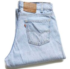 画像1: 90s USA製 Levi'sリーバイス 550 デニムパンツ アイスブルー w34 L32★203 (1)